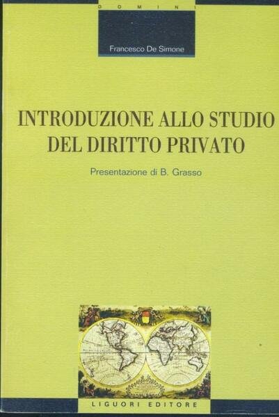 Introduzione allo studio del diritto privato