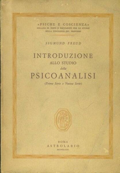 Introduzione allo studio della psicanalisi