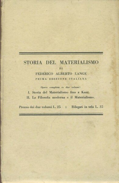 Storia del materialismo. Volume 1 | Immagine Gallery 2