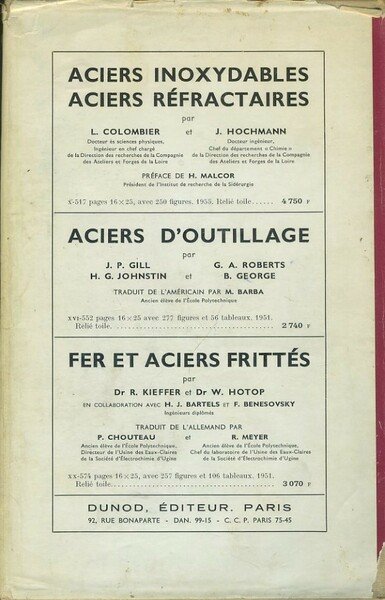 Metallurgie du fer
