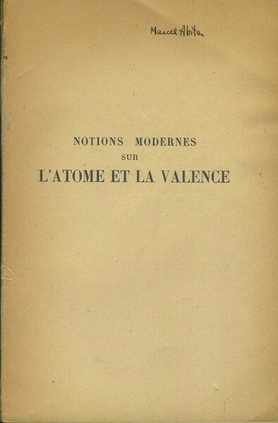 Notions modernes sur l'atome et la valence | Immagine principale