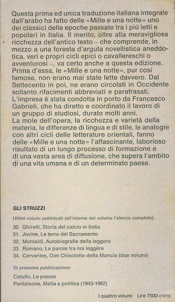 Le mille e una notte. 4 volumi