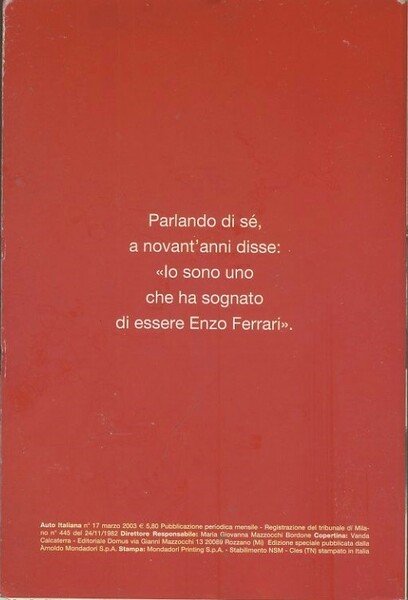 Enzo Ferrari un eroe italiano