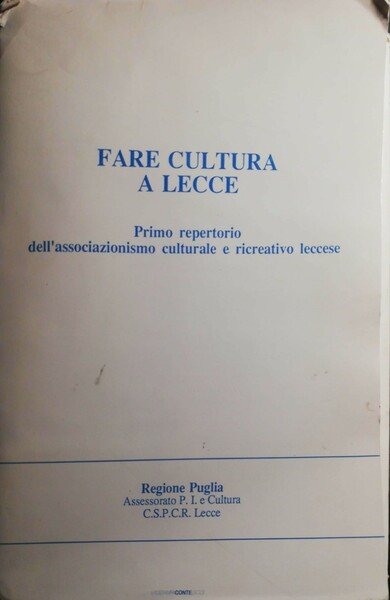 Fare cultura a Lecce | Immagine principale
