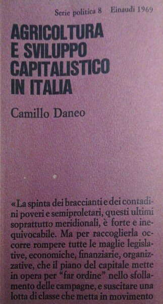 Agricoltura e sviluppo capitalistico in Italia | Immagine Gallery 2