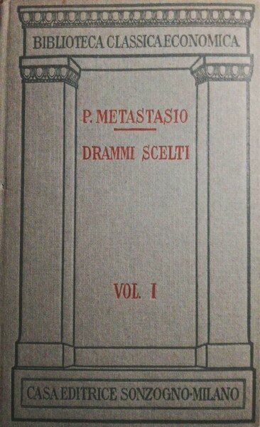 Drammi scelti. Volume I. | Immagine principale