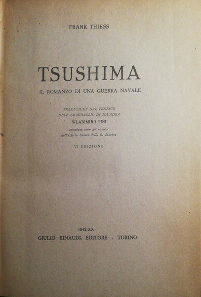 Tsushima, il romanzo di una guerra navale