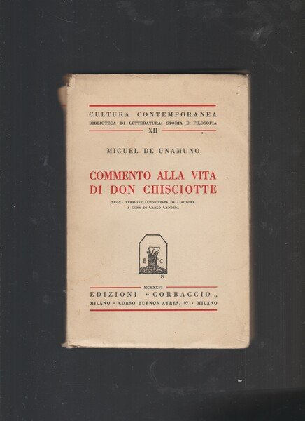 COMMENTO ALLA VITA DI DON CHISCIOTTE   
