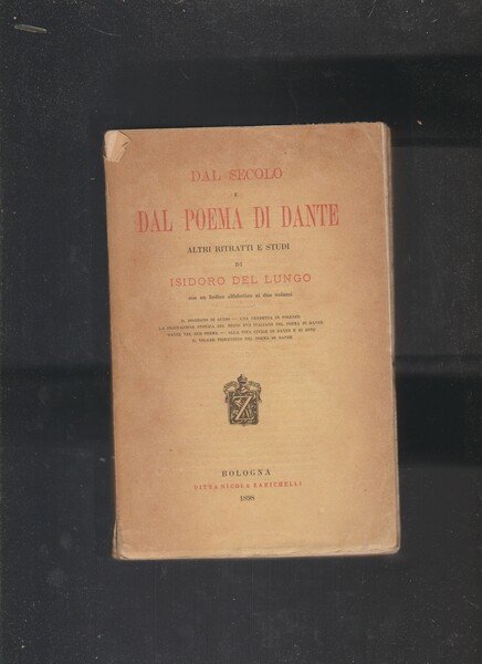 Dal secolo e dal poema di Dante; altri ritratti e …