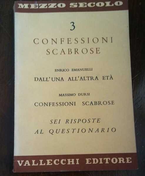 CONFESSIONI SCABROSE