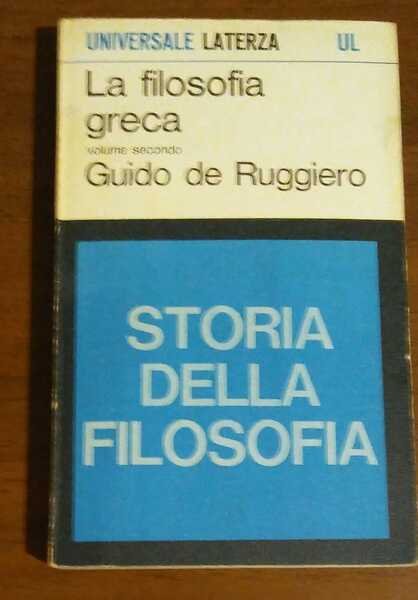 STORIA DELLA FILOSOFIA