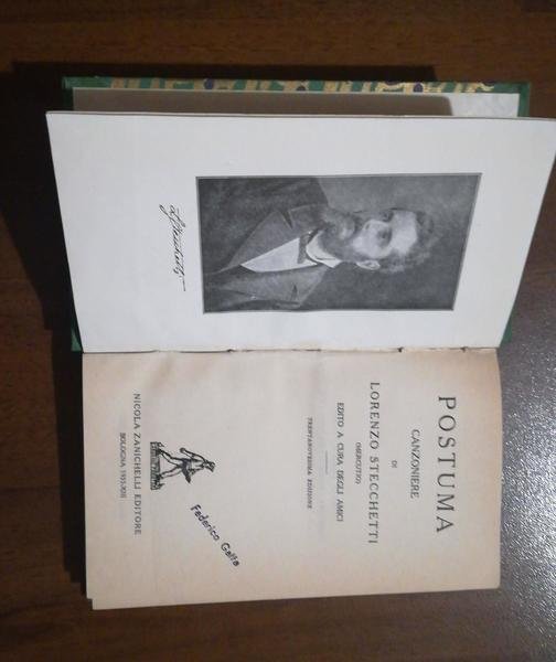 POSTUMA CANZONIERE DI LORENZO STECCHETTI