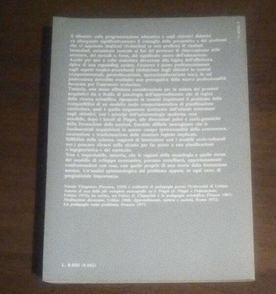 Gli obiettivi dell'educazione