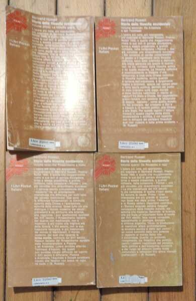 STORIA DELLA FILOSOFIA OCCIDENTALE