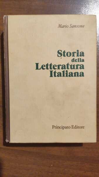 STORIA DELLA LETTERATURA ITALIANA | Immagine principale