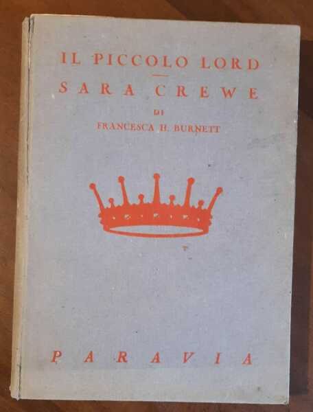 Il Piccolo Lord Sara Crewe 