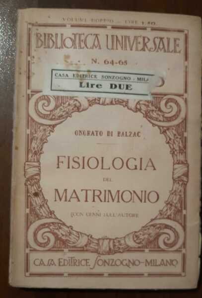 Fisiologia del Matrimonio