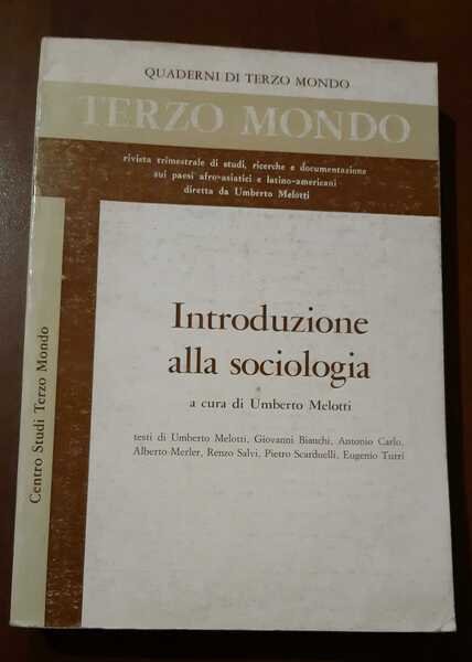 Introduzione alla sociologia 