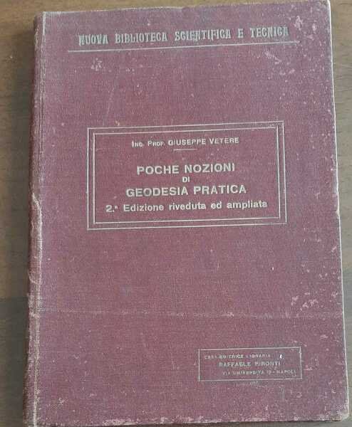 Poche nozioni di geodesia pratica | Immagine principale