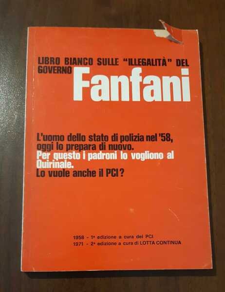 Libro bianco sulle illegalità del governo Fanfani | Immagine principale
