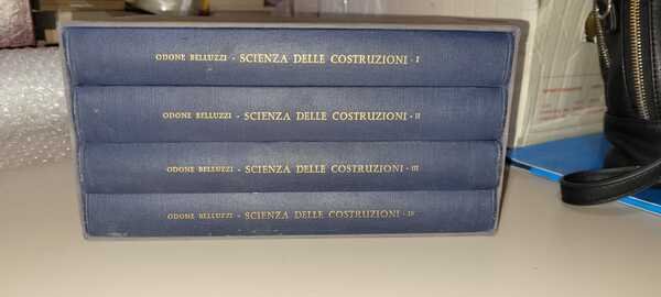 Scienza delle costruzioni (compreso di tutti e quattro i volumi)