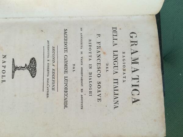 Gramatica ragionata della lingua italiana | Immagine principale