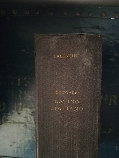 Dizionario italiano latino