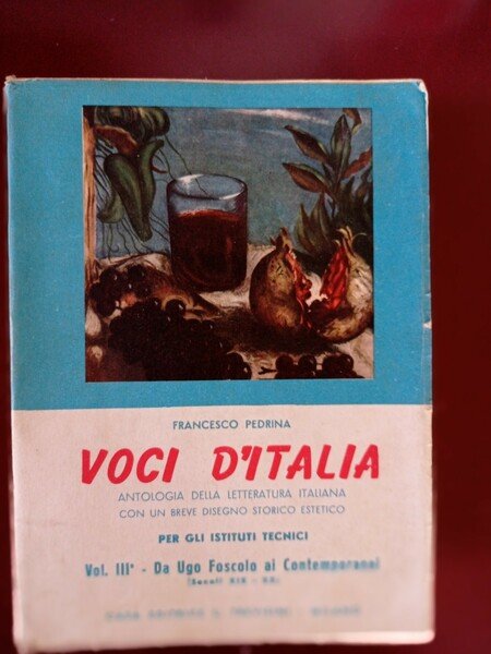 Voci d'Italia antologia della letteratura italiana | Immagine principale