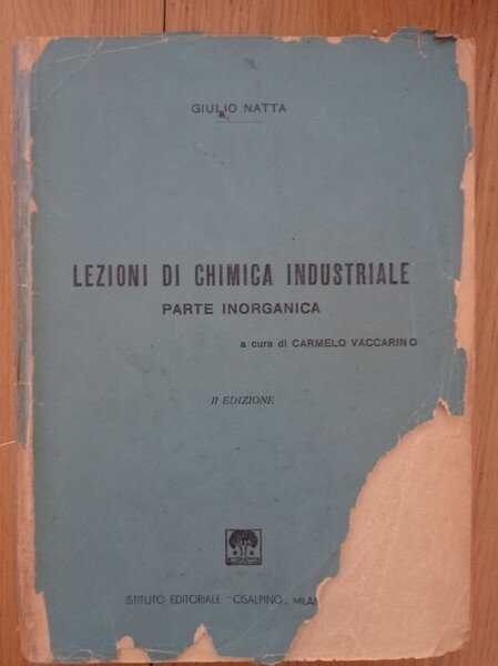 Lezioni di chimica industriale (parte inorganica)