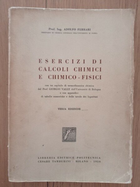 Esercizi di calcoli chimici e chimico - fisici | Immagine principale