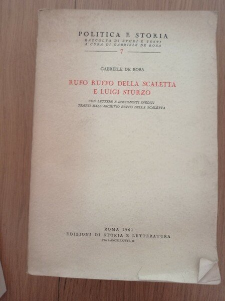 Rufo Ruffo della scaletta e Luigi Sturzo | Immagine principale