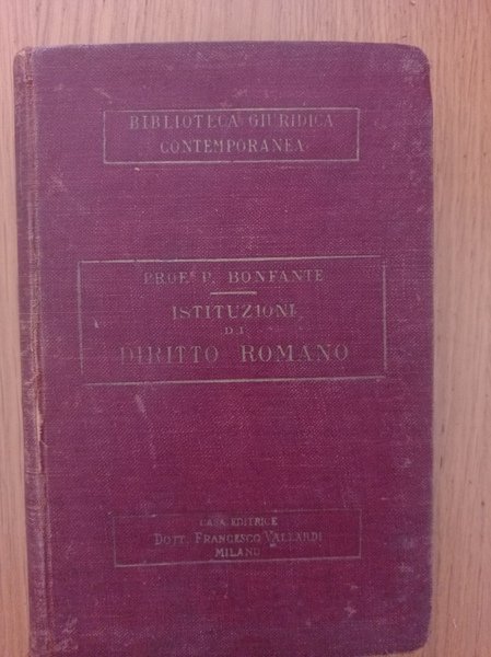 Istituzioni di diritto romano