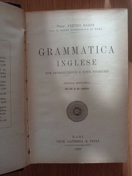 Grammatica inglese - Lora Lamia - Libro Usato - La Prora 