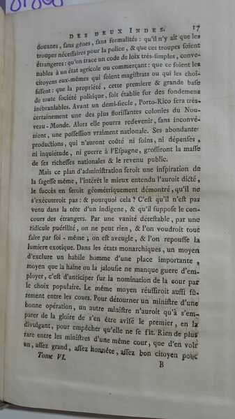 L' histoire philosophique et politique des etablissemens et du commerce …