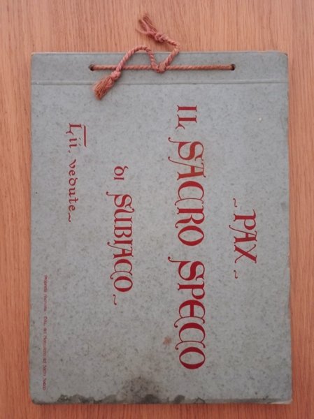 PAX - IL SACRO SPECO DI SUBIACO