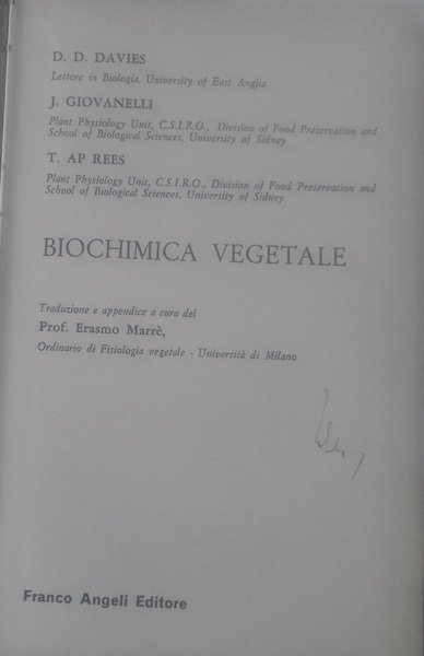 Biochimica vegetale | Immagine principale