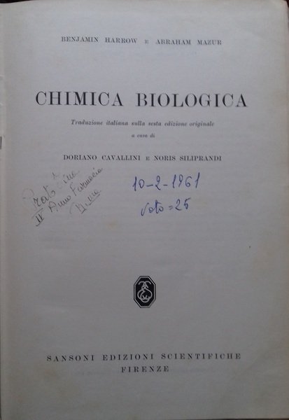 Chimica biologica