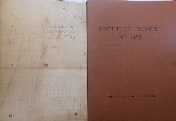 Statuti del "Monte" del 1472 | Immagine principale