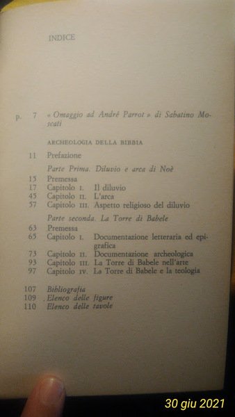 Archeologia della Bibbia, dal diluvio alla Torre di Babele