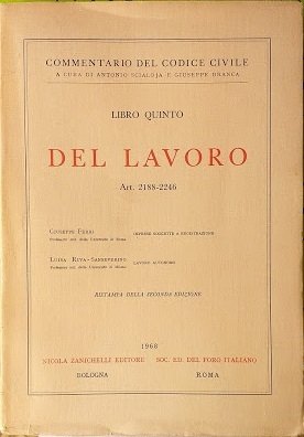 Libro Quinto: del lavoro, art. 2188-2246