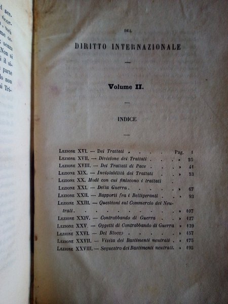 Del diritto internazionale. Lezioni del professore Ludovico Casanova ordinate dall'avvocato …