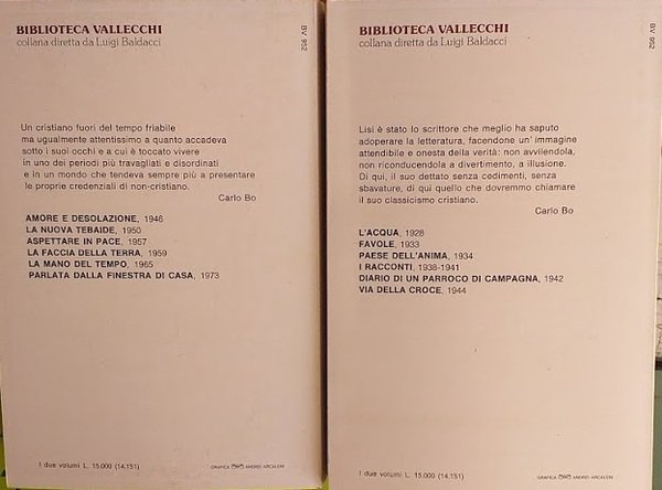 Nicola Lisi. Vol. 1: 1928-1944; vol. 2: 1946-1973