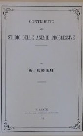 Contributo allo studio delle anemie progressive