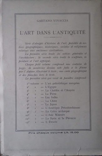 L'Art dans l'Antiquité. Vol. II: L'Egypte. La civilisation del l'architecture