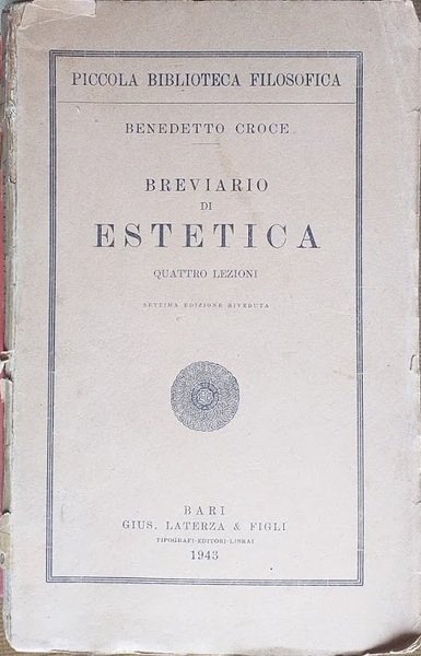 Breviario di Estetica. Quattro lezioni