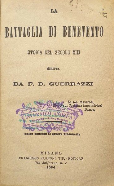 La battaglia di Benevento. Storia del secolo XXIII | Immagine Gallery 1