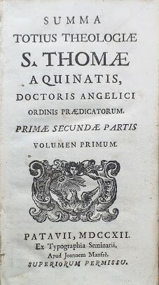 Summa totius Theologiae S. Thomae Aquinatis. Vol. II, primae secundae partis