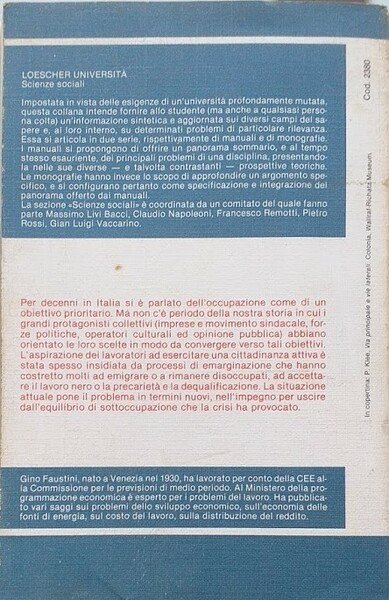 L'obiettivo occupazione nell'esperienza italiana | Immagine Gallery 2