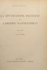 La rivoluzione francese e l'impero napoleonico