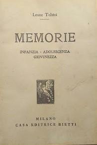 Memorie. Infanzia - Adolescenza - Giovinezza | Immagine principale